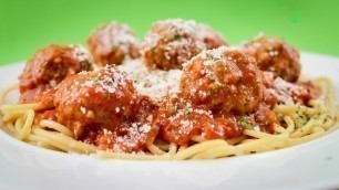 'Spaghetti with Meatballs Stop Motion Cooking'