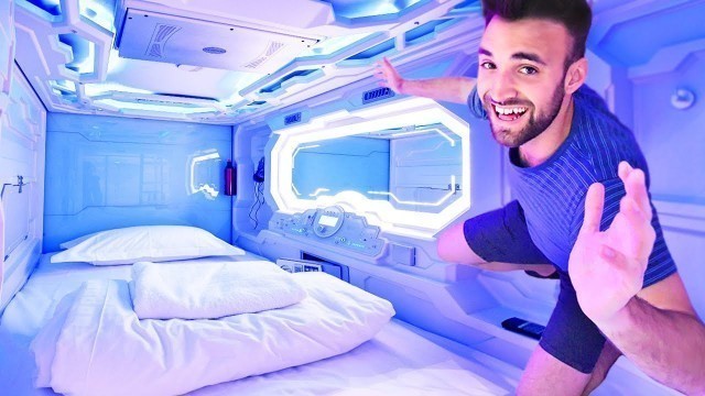 'WORLD’S CHEAPEST CAPSULE HOTEL Vs. MOST EXPENSIVE CAPSULE HOTEL ($7 vs $175)!'