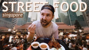 'CHEAPEST STREET FOOD IN THE WORLD\'S MOST EXPENSIVE COUNTRY (Singapore hawker center food tour)'