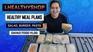 'Lhealthyshop | Healthy Food | Salad, Pasta, Burger, Sandwich | Davao Food Vlog'