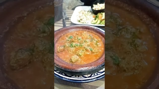 'Kafta, meat balls Tagine, Moroccan food 