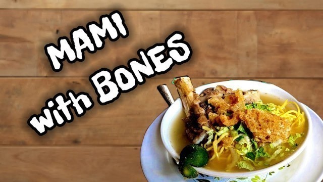 'Davao Food Trip - MAMI with BONES (pork) @ Virgie\'s Refreshment #mami #davao #papibrad #bones'