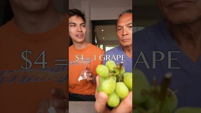 'the world\'s most expensive grapes...