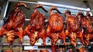 'Hong Kong Food: Roasted Pork Roasted Ducks YUMMY 香港美食 燒肉 乳豬 燒鴨 叉燒 平靚正 好味好食 朗益燒味工房元朗#燒臘滷味SIMON廚房'
