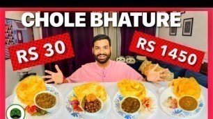 'Rs 1450 Chole Bhature | Cheap Vs Expensive Food Challenge | Veggie Paaji'