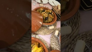 'Enjoying moroccan food TAJINE'