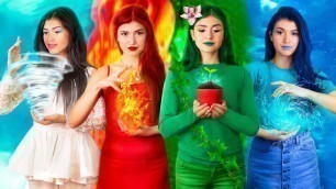 'Fire Girl, Water Girl, Air Girl and Earth Girl / Four Elements Café!'