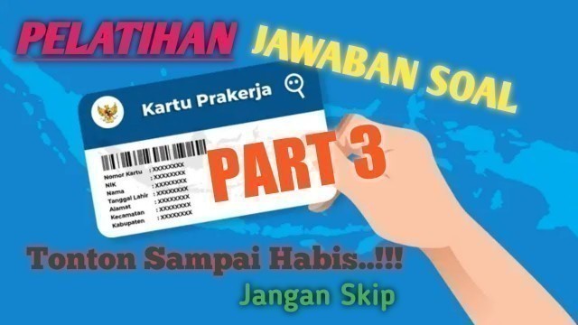 'Pelatihan prakerja & jawaban soal bagian3(Food and Beverage) - All Tutorial Project'