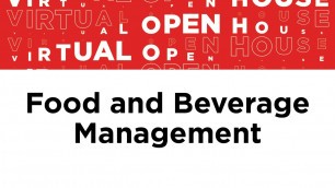 'Food and Beverage Management'