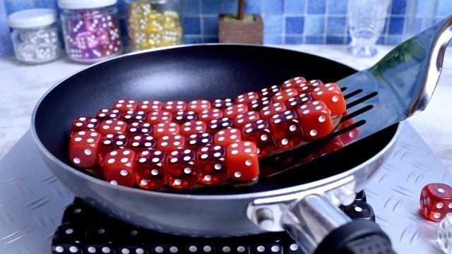 'Steak Dinner - Dice In Real Life 2 / Stop Motion Cooking & ASMR'