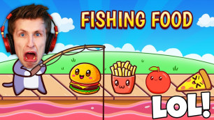 'The FUNNIEST Game I\'ve EVER Played?! (Fishing Food)'