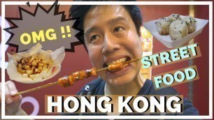 '10 MUST TRY HONG KONG STREET FOOD TOUR - Cheap Eats in Hong Kong'