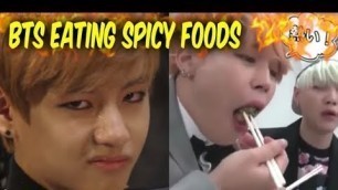 'BTS VS Spicy Foods'