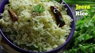 '#JEERARICE| జీరా రైస్ | Cumin Rice Recipe In Just 5mins TELUGU | ఈజీ రెస్టారంట్ స్టైల్ జీరా రైస్'