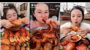 'Chinese Eating Mukbang ASMR With Spicy Food Look Delicious 