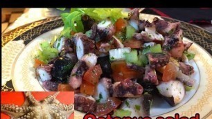 'Octopus salad by Das family food. অক্টোপাস সালাদ ।'