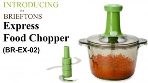 'Brieftons Express Food Chopper (BR-EX-02): Vegetable Chopping Has Never Been This Easy!'