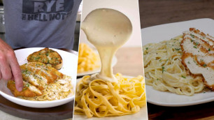 'I Tested EVERYONES Fettuccine Alfredo - Tasty, Food Wishes, Sam the Cooking Guy, NACS'