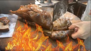 'Freaking you out - Chop the Roasted Goose - HongKong Food'
