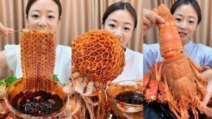 'Eat octopus with chili, giant squid, crab with 5 pounds - SPICY FOOD COMPILATION [29]'