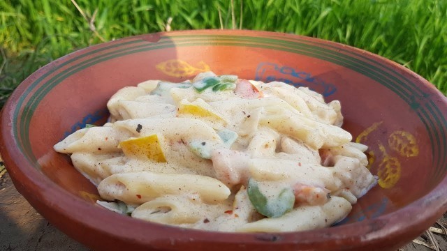 'Pasta in White Sauce Recipe | White Sauce Pasta | Mubashir Saddique | Village Food Secrets'