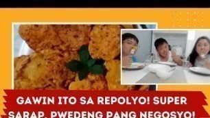 'Vlog#02: REPOLYO NUGGETS - Masarap, healthy at patok pang negosyo! #food #foodrecipe #healthysnack'