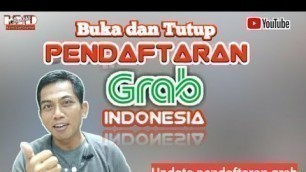 'Pendaftaran Grab, seluruh Indonesia'