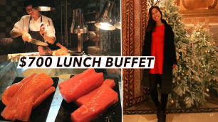 'WOW!!! $700 Seafood Lunch Buffet at The Langham | Hong Kong Food Tour & Travel Vlog'