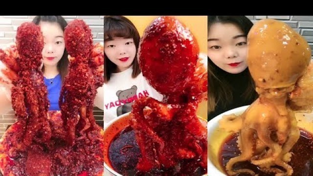 'Spicy and Live Mukbang Eating Seafood ASMR  Delicious Octopus, Lobster | Chinese food #36'