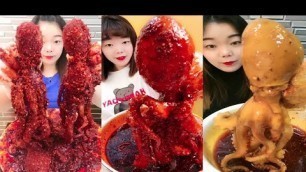 'Spicy and Live Mukbang Eating Seafood ASMR  Delicious Octopus, Lobster | Chinese food #36'