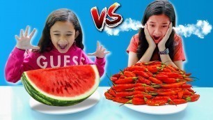 'Healthy FOOD Vs Spicy FOOD **Challenge Paling GOKIL***'