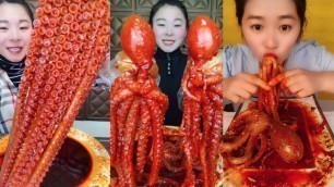'មើលគេស៊ីមឹកពីងពាងទំនងឆុយមាយ​ Eating Spider Octopus - Chinese Food ### 152'