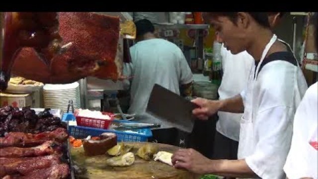 'Hong Kong Street Food. Action in the Kitchen of a Chinese Restaurant.'