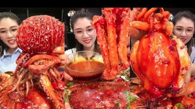 'Spicy and Live Mukbang Eating Seafood ASMR  Delicious Octopus, Lobster | Chinese food #2 