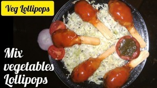 'Veg Lollipop recipe || Spicy mix vegetables Lollipops || Mrs.Garg\'s Food Junction .'
