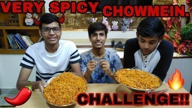 'EPIC VERY SPICY BIG PLATE CHOWMEIN EATING CHALLENGE |JAIPUR FOOD JUNCTION |BLOGGING! A DIFFERENT WAY'
