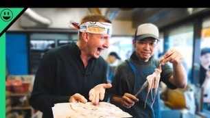 'Making OCTOPUS CRACKERS in Kanagawa!!!'