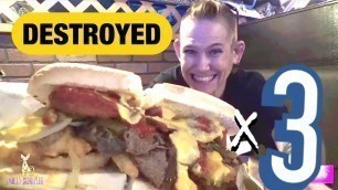 'JUKEBOX PUB’S “FAT BIATCH” SANDWICH CHALLENGE | WOMAN VS FOOD'