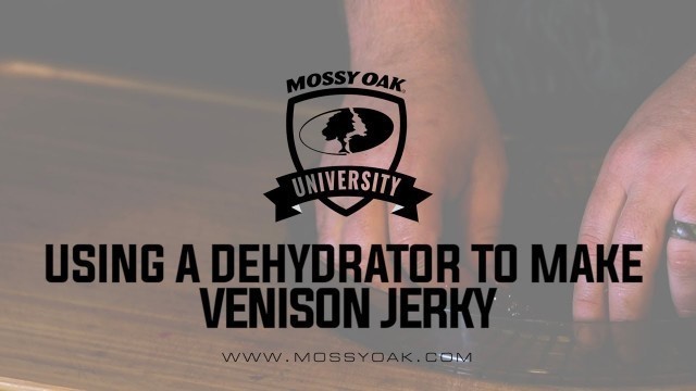 'Using a dehydrator to make Venison Jerky'