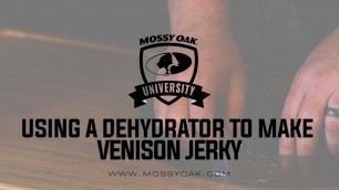 'Using a dehydrator to make Venison Jerky'