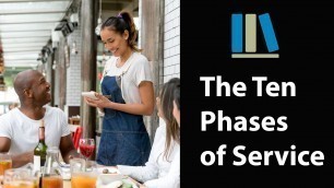 'THE TEN PHASES OF SERVICE - Food and Beverage Service Training #1'