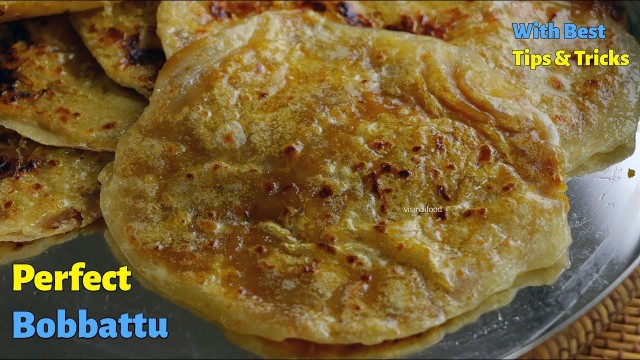 'నేతి బొబ్బట్లు  || PuranPoli || How to make perfect Bobbatlu at Home in Telugu by Vismai Food'