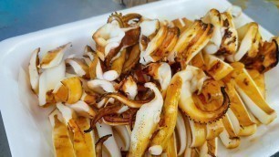 'Grilled Octopus / Grilled Squid / Cha-am street food'