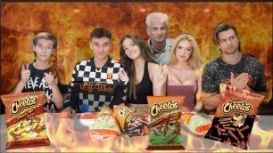 'LAST TO STOP EATING HOT CHEETOS WINS $10,000 CHALLENGE **EXTREMELY HOT FOOD**