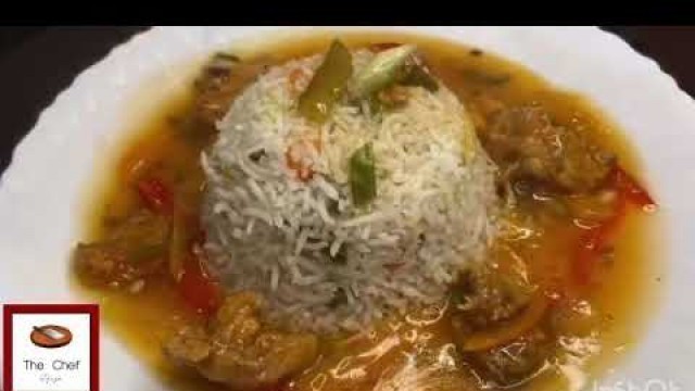 'Sweet and sour chicken with vegetable rice | Ahmed Alam | The food junction'