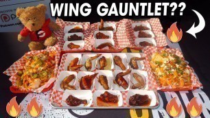 'Spicy Mouth Melter Food Challenge in Memphis w/ Hot Wing Gauntlet!!'