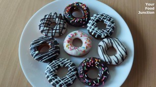 'Doughnut Recipe | Eggless Without Yeast Doughnut | Chocolate Doughnut | Your Food Junction'