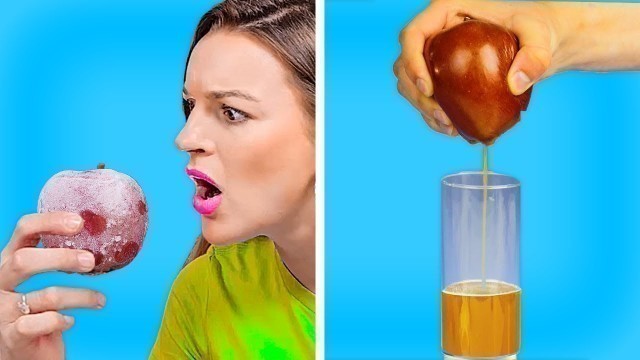 'FROZEN COLD VS HOT FOOD CHALLENGE || Funny Challenges And Tricks With Your Favorite Food!'