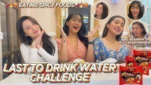 'LAST TO DRINK WATER CHALLENGE (EATING SUPER SPICY FOODS!) W/ DOLAINAB | ZEINAB HARAKE'