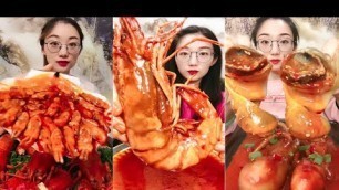 'Spicy and Live Mukbang Eating Seafood ASMR  Delicious Octopus, Lobster | Chinese food #25 